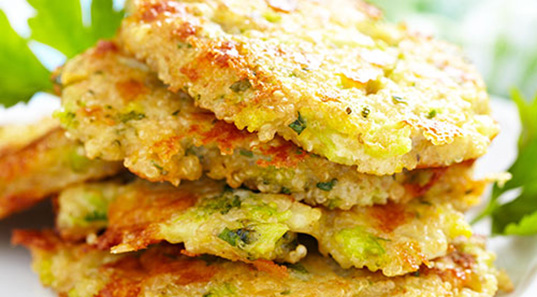 Broccoli Fritters with Citrus Mayo