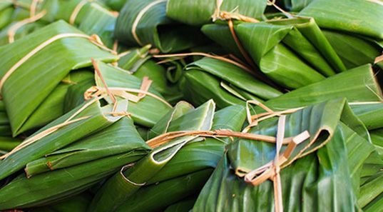 Banana Leaf Wrapped Fish